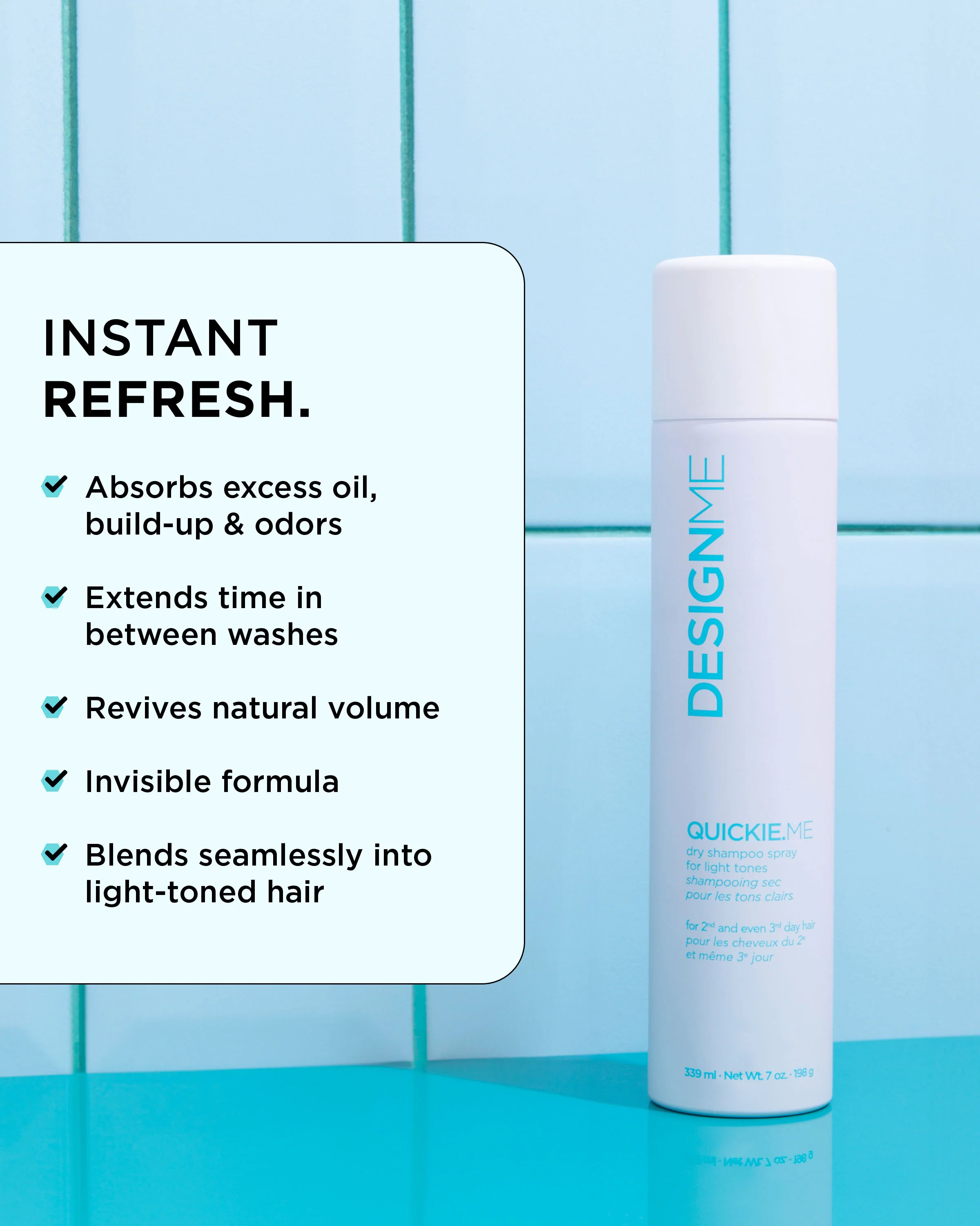 QUICKIE.ME • Dry Shampoo for Light Tones - Image 3